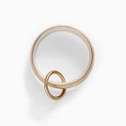 Quiet Glide Double Curtain Rings (Set of 7)