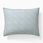 Open Box: Lucie Floral Standard Sham - Ocean