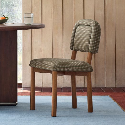 Emma Chamberlain Arched-Back Upholstered Dining Chair by West Elm