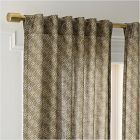 Diamond Lattice Floral Curtain