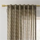 Diamond Lattice Floral Curtain