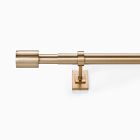 Oversized Adjustable Curtain Rod w/ Cylinder Finials