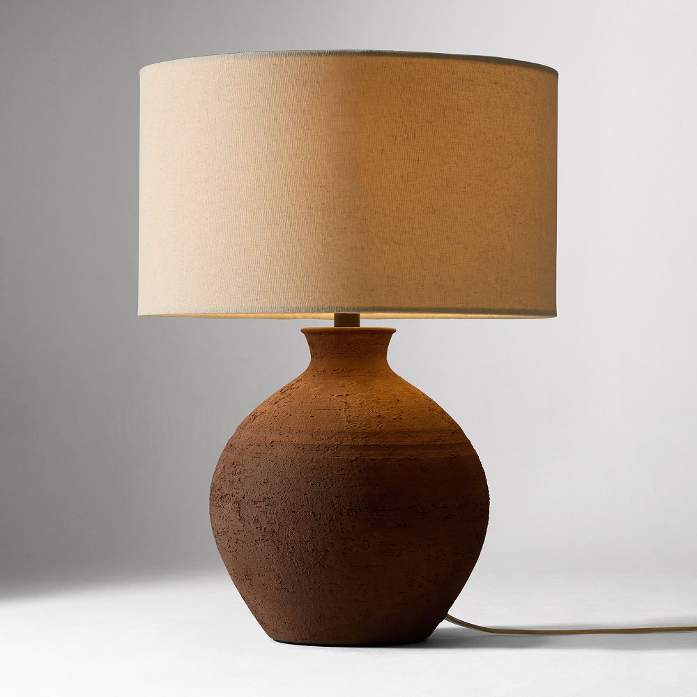 Elsa Table Lamp (12.5"–16.5") - 16.5", Terracotta, Set of 2