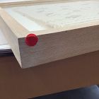 Open Box: Fota Framed Textile Wall Art (30") - White