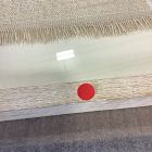 Open Box: Fota Framed Textile Wall Art (30") - White