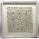Open Box: Fota Framed Textile Wall Art (30") - White