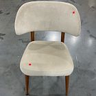 Open Box: Hyde Dining Chair - Deluxe Velvet Clay, Cool Walnut