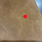 Open Box: Hyde Leather Dining Chair - Ludlow Leather Sesame, Smoked Oak