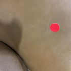 Open Box: Mid-Century Leather Swivel Counter Stool (26.6") - Saddle Leather Nut, Acorn