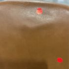 Open Box: Mid-Century Leather Swivel Counter Stool (26.6") - Saddle Leather Nut, Acorn