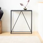Open Box: Patrick Cain Designs Hilicus Terrazzo Entryway Table (28") - Black