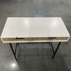 Open Box: Quinn Mini Desk (37") - Rubberwood, Dark Bronze