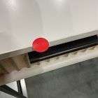 Open Box: Quinn Mini Desk (37") - Rubberwood, Dark Bronze