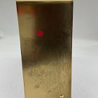 Open Box: Modern Steel &amp; Teak Mailbox, Wide (16"W x 7"D x 11"H) - Antique Brass