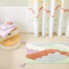 Butterfly Clouds Bath Mat