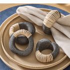 Eito Stone Napkin Ring Sets