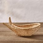 Woven Rattan Sardine Bowl