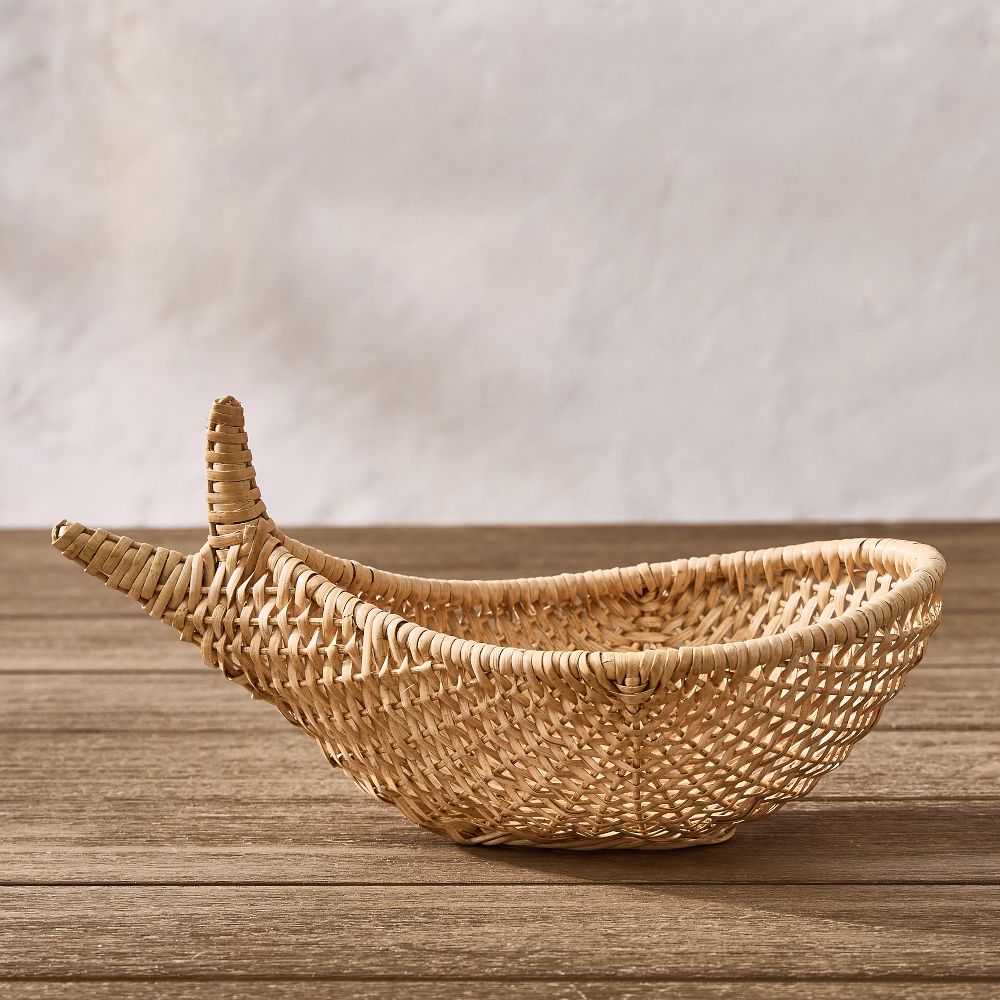 Woven Rattan Sardine Bowl