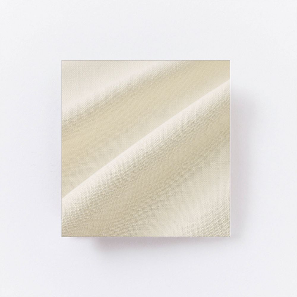 Upholstery Fabric by the Yard, Performance+ Yarn Dyed Linen Weave, Alabaster