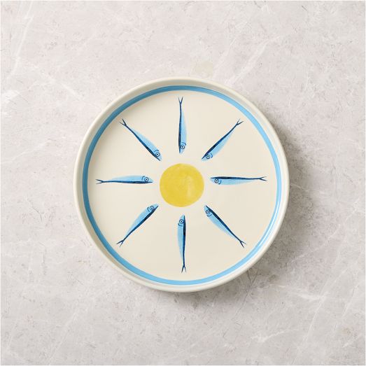 Sardine Stoneware Salad Plate Set by West Elm