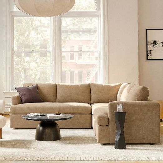 Haven High Profile 3-Piece L-Shaped Sectional (110") by West Elm
