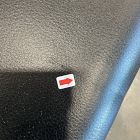 Open Box: Flint leather Bar Stool - Black