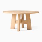 Open Box: Putnam Round Dining Table (60"), Seats 6 - Blonde