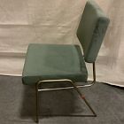 Open Box: Wire Frame Dining Chair - Performance Velvet Dark Olive, Champagne Bronze