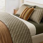 Crewel Ombre Stripe Pillow Cover