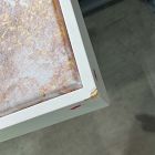 Open Box: Earthy Metallic Framed Canvas Wall Art