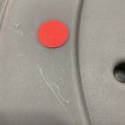 Open Box: Curve Grooved Planter (30") - Gray