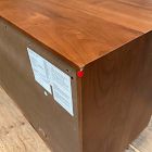 Open Box: Keira Solid Wood Buffet (60") - Cool Walnut, Brass