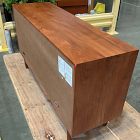 Open Box: Keira Solid Wood Buffet (60") - Cool Walnut, Brass