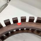 Open Box: Modern Wood Tree Collar - Dark Walnut