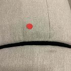 Open Box: Viv Swivel Ottoman - Performance Chenille Tweed Sand