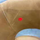 Open Box: Boerum Leather Dining Chair - Ludlow Leather Sesame, Blonde