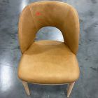 Open Box: Boerum Leather Dining Chair - Ludlow Leather Sesame, Blonde
