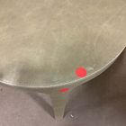 Open Box: Dolores Leather Side Table (16") - Ludlow Cumin