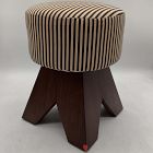Open Box: Pierce &amp; Ward Swivel Vanity Stool - Pierce &amp; Ward Stripe, Claro