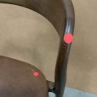 Open Box: Scooper Ash Wood Leather Counter Stool (38.75") - Sonoma Cocoa