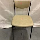 Open Box: Alessio Dining Chair - Ludlow Leather Cumin, Textured Antique Bronze w/ Champagne Bronze