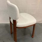 Open Box: Anton Dining Chair - Performance Yarn Dyed Linen Weave Alabaster, Burnt Wax