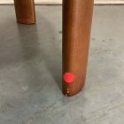 Open Box: Anton Dining Chair - Performance Yarn Dyed Linen Weave Alabaster, Burnt Wax