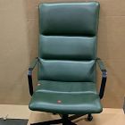 Open Box: Cooper Mid-Century High-Back Leather Swivel Office Chair - Saddle Leather Banker, Dark Bronze