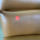 Open Box: Cooper Mid-Century Leather Swivel Office Chair - Saddle Leather Nut, Dark Bronze