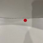 Open Box: Dolores Leather Counter Stool (26") - Sierra Leather Snow