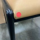 Open Box: Dunham Dining Chair - Ludlow Leather Sesame, Black, Sand Straps