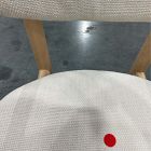 Open Box: Edison Dining Arm Chair - Performance Basket Slub Alabaster, Blonde