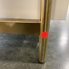 Open Box: Quinn Executive Desk (74") - Haze, Antique Brass