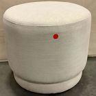 Open Box: Viv Swivel Ottoman - Performance Basket Slub Sand